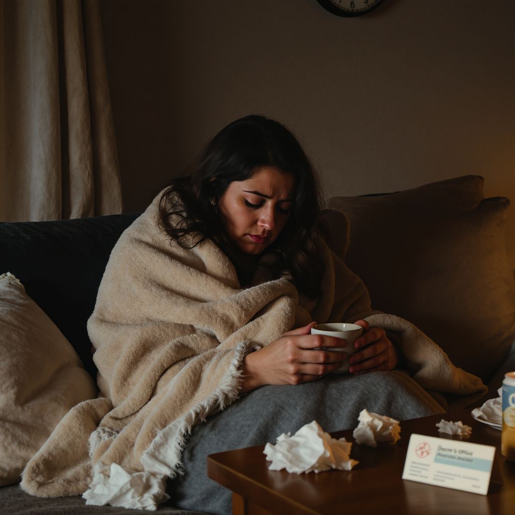 Ha magas láz és légszomj jelentkezik, orvoshoz kell fordulni.