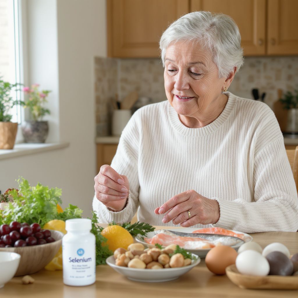 A szelén erősíti a vitaminok és ásványi anyagok hatását.