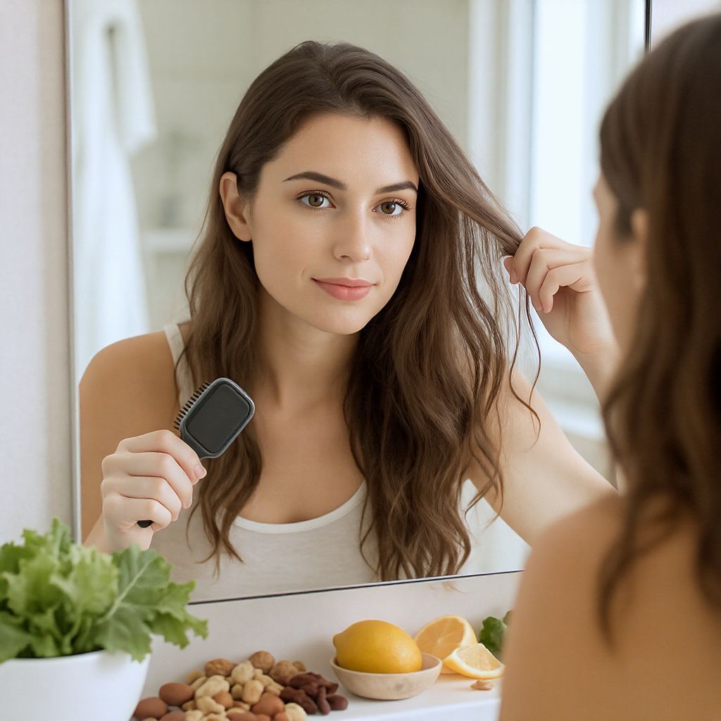 A vitaminhiány gyengíti a hajat és fokozza a hullást.