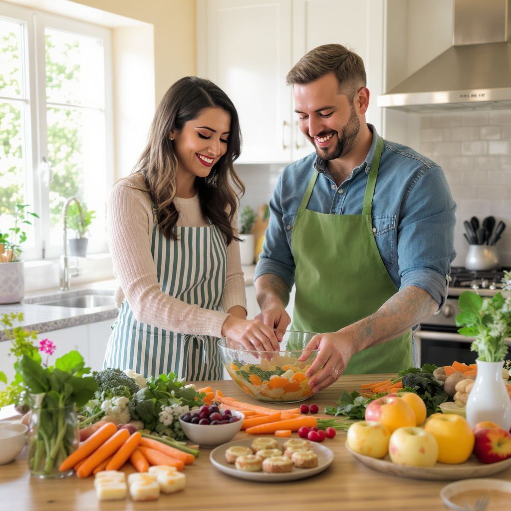 Zöldségek és gyümölcsök váratlan párosítása fenséges ízeket teremt.