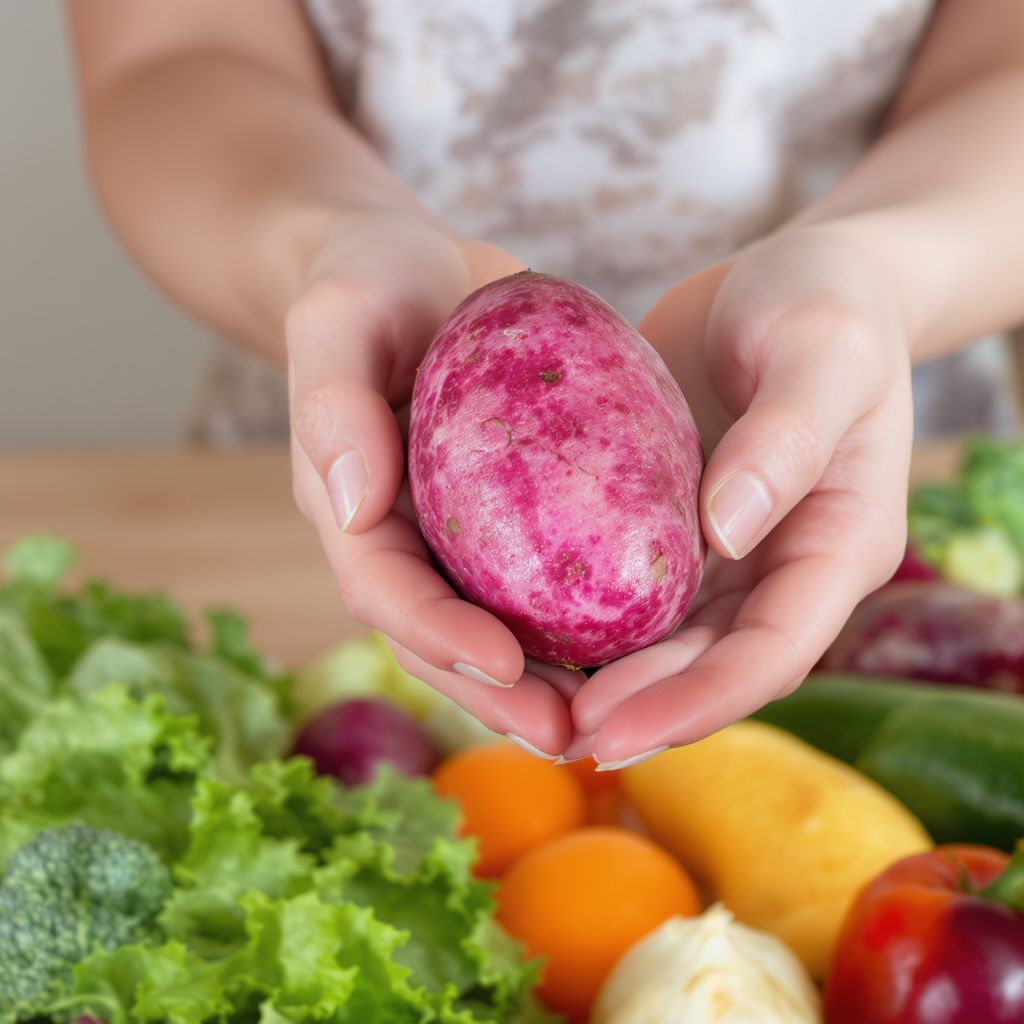 A lila burgonya antocianinjai erősítik az immunrendszert.
