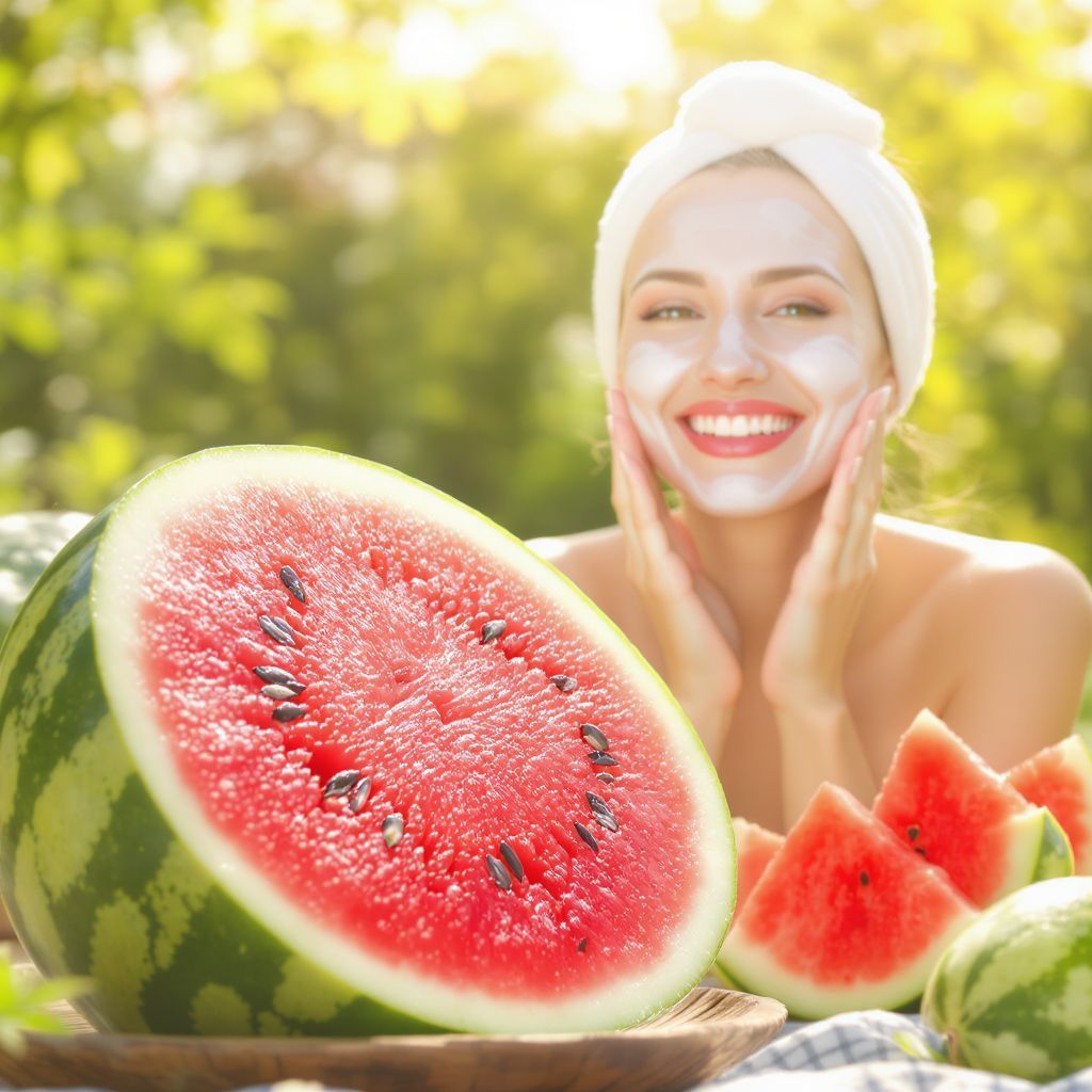 A görögdinnye hidratálja a bőrt, ragyogást adva.