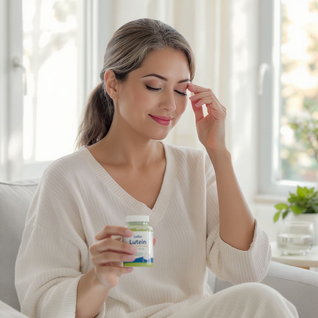 A lutein segít a szem egészségének megőrzésében.