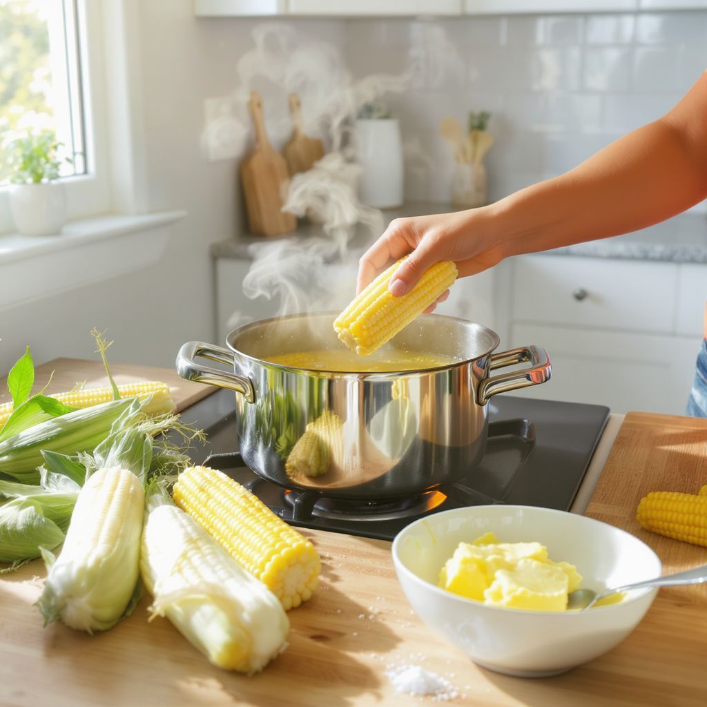 A friss kukorica otthon is könnyen főzhető!