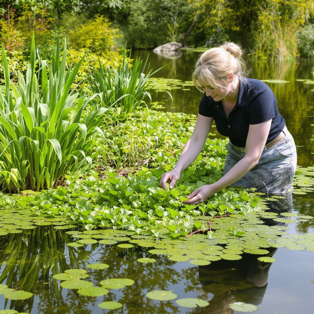A vízitorma levelei jellegzetes, szív alakúak és ehetőek.
