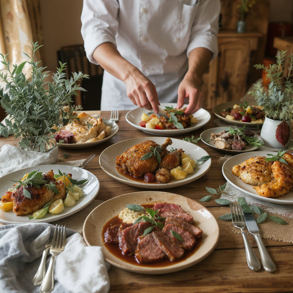 A zsálya kiemeli a húsok ízét, különösen a vadételekben.