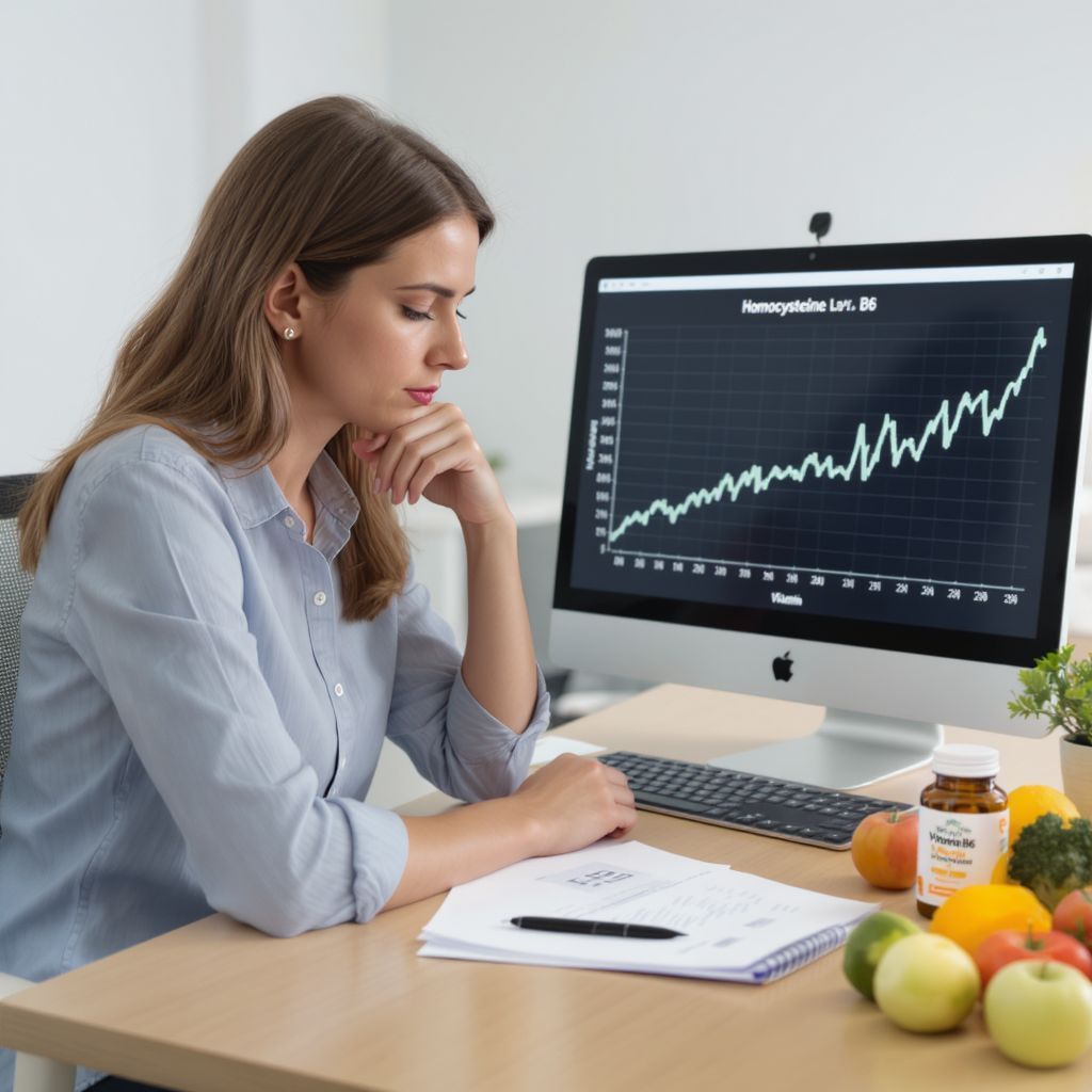 A homocisztein szintje összefügg a B6-vitamin hiányával.