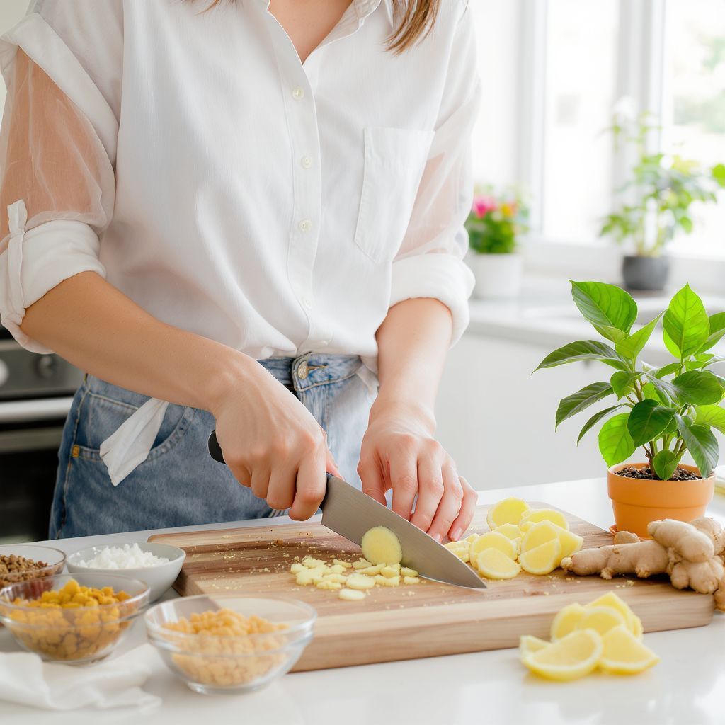 A gyömbér hatékony a hányinger és gyulladások ellen.
