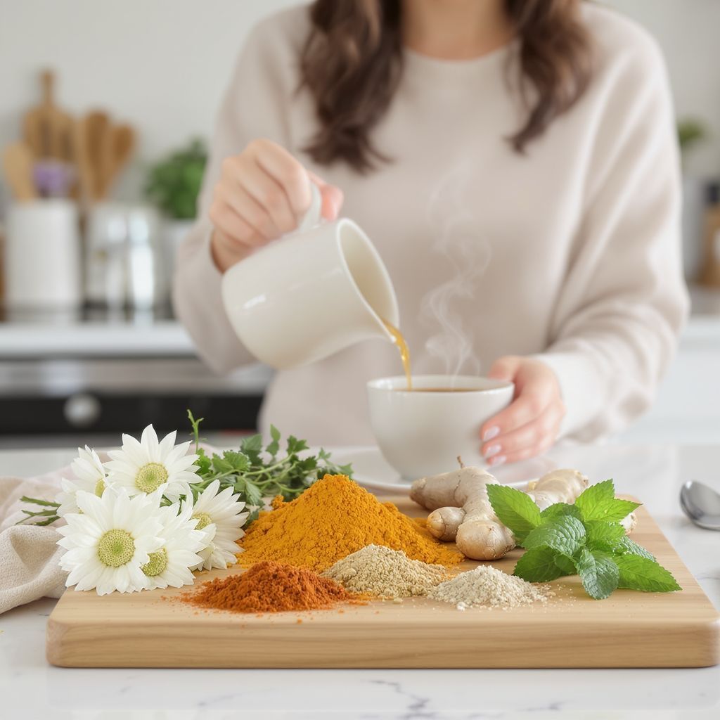 A gyömbér és kurkuma hatékony gyulladáscsökkentő fűszerek.