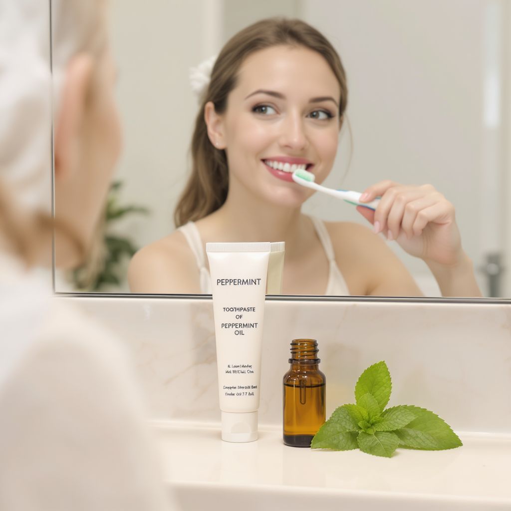 A borsmentaolaj frissíti a leheletet és csökkenti a baktériumokat.