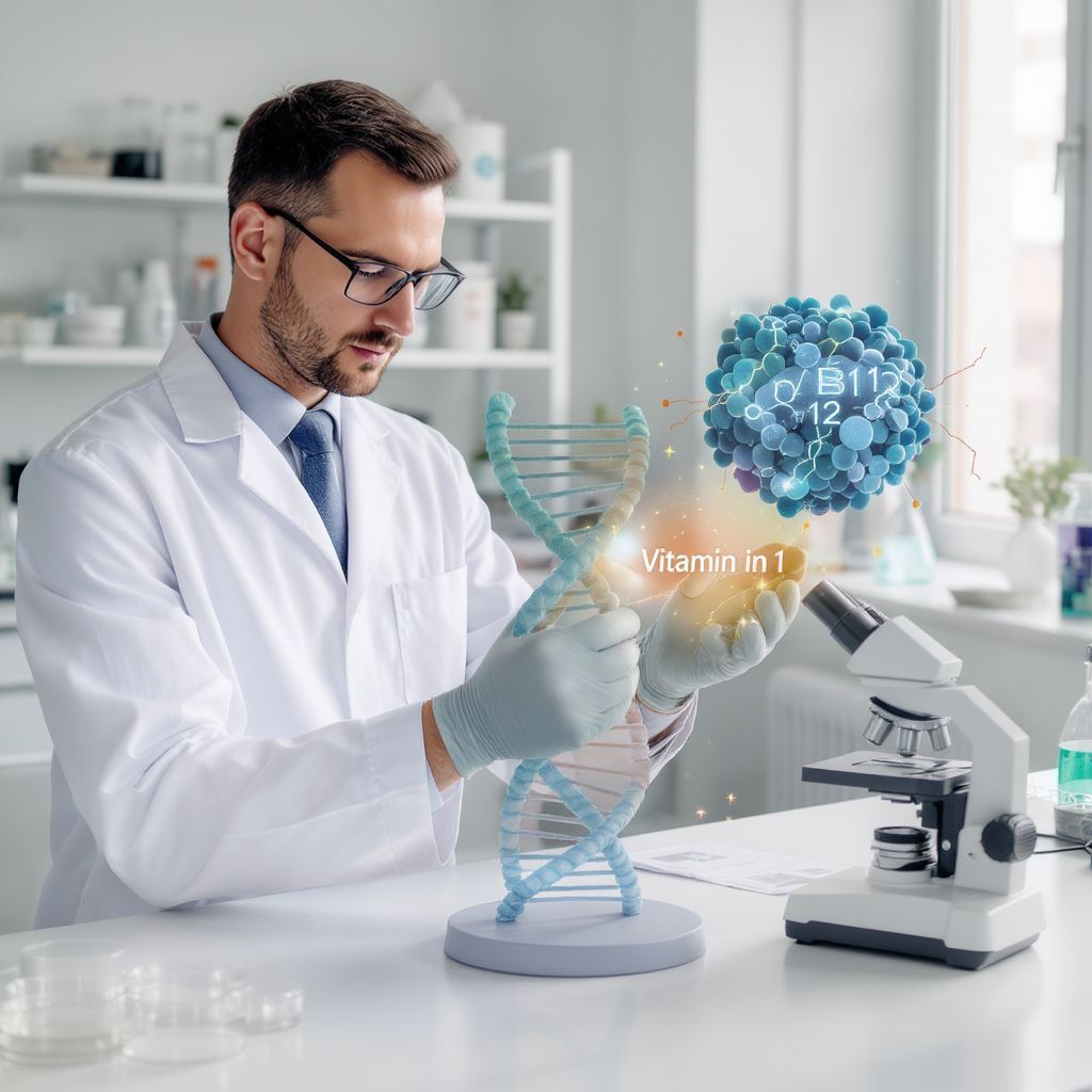 A kobalt-B12 elengedhetetlen a DNS szintéziséhez és sejtosztódáshoz.