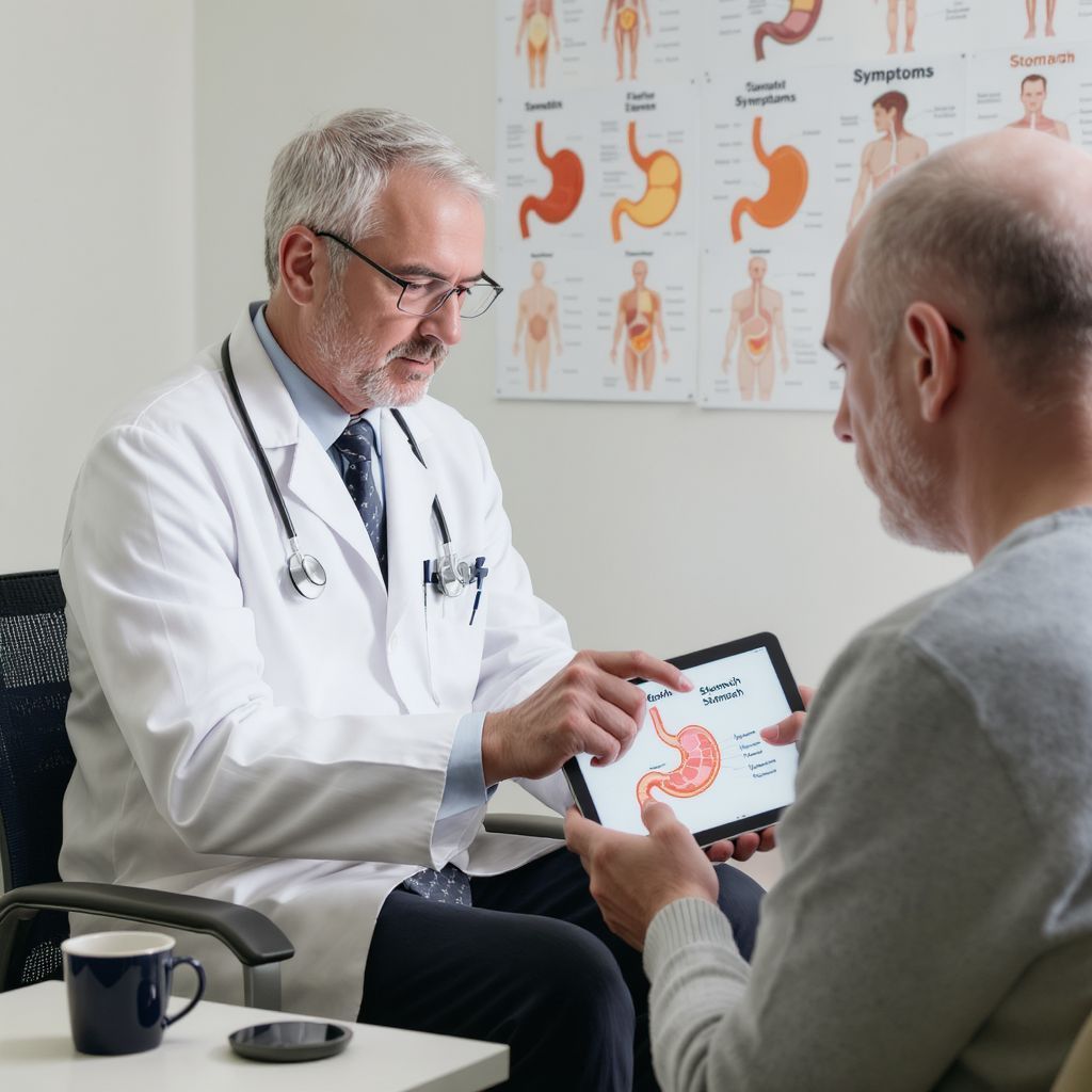 A gyomorfekély tünetei gyakran hasonlítanak a gyomorsavrégióra.