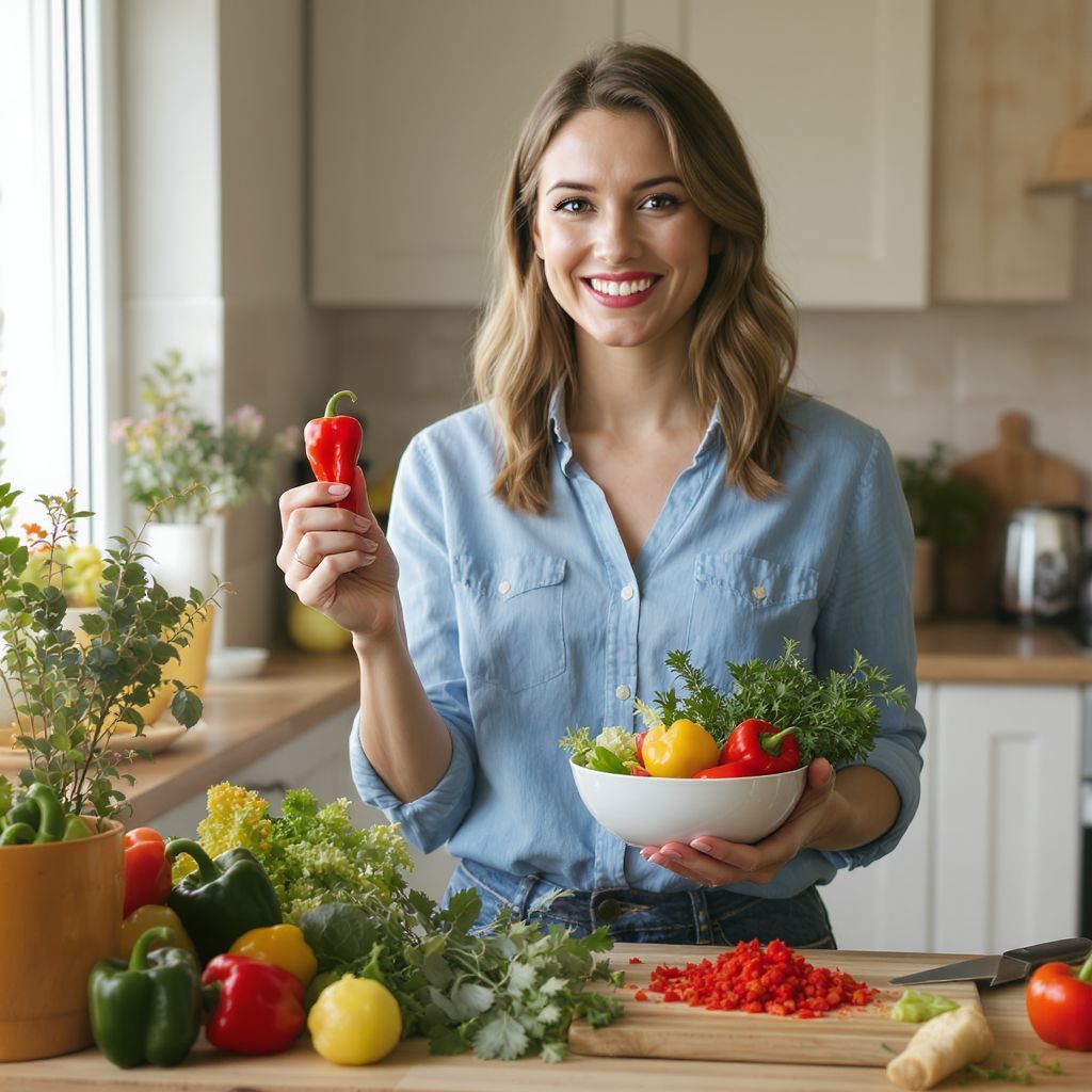 A paprika segít erősíteni az immunrendszert és a bőrt.