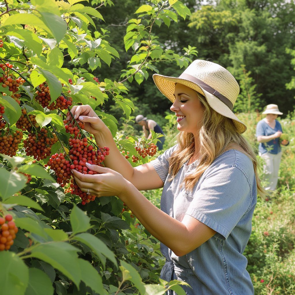 A csipkebogyó fenntartható gyűjtése segíti a biodiverzitást.