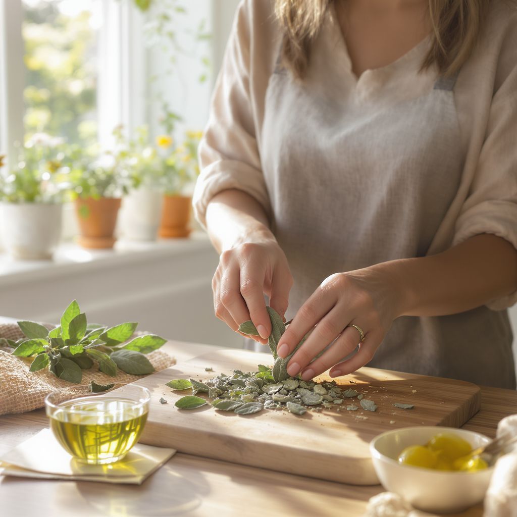 A zsálya segít az emésztés javításában és friss lélekben.