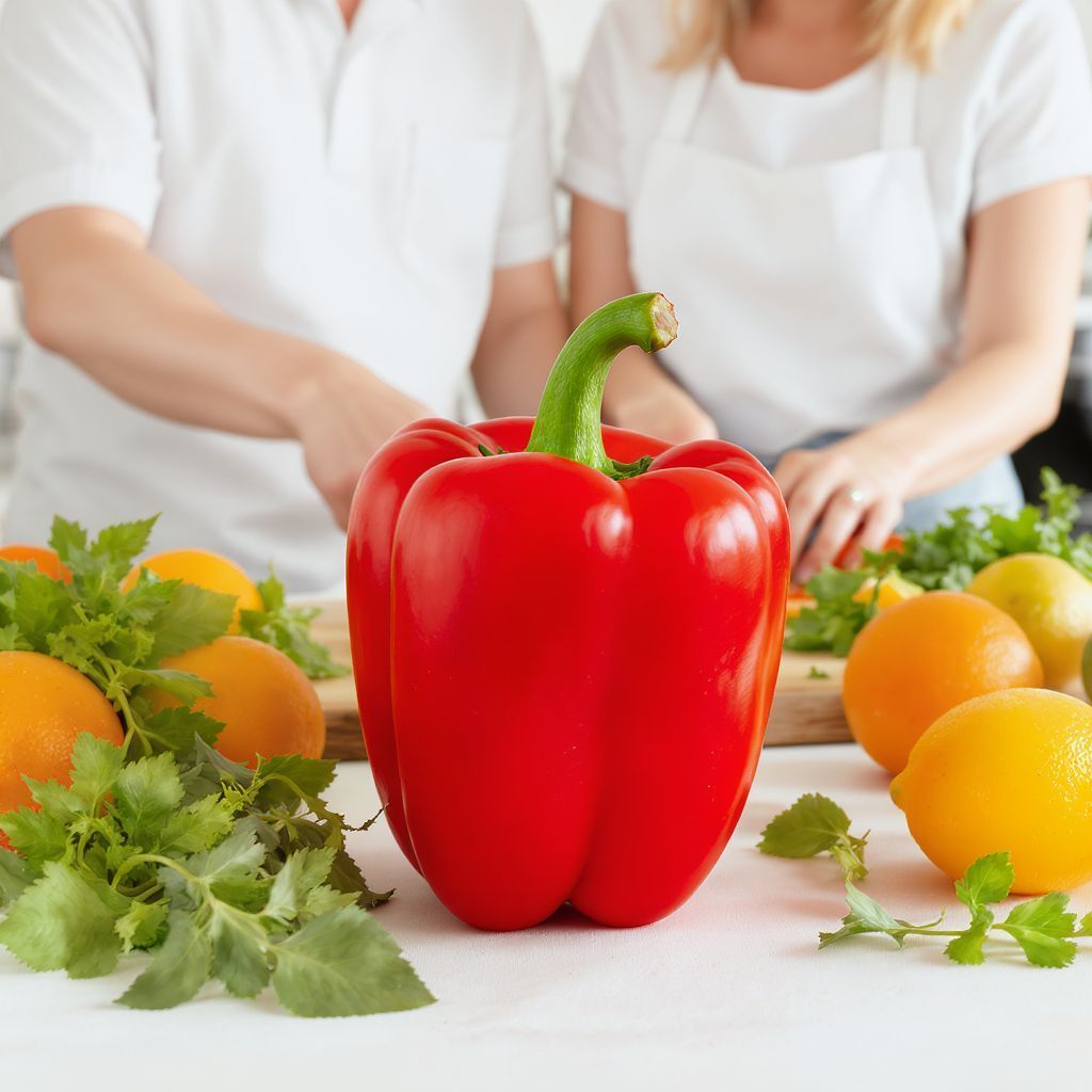 A paprika C-vitamin-tartalma ötszöröse a citroménak.