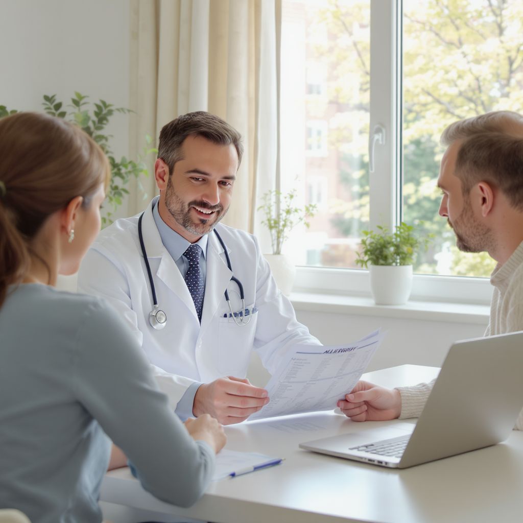 Orvosi konzultáció segíthet a személyre szabott allergiakezelésben.