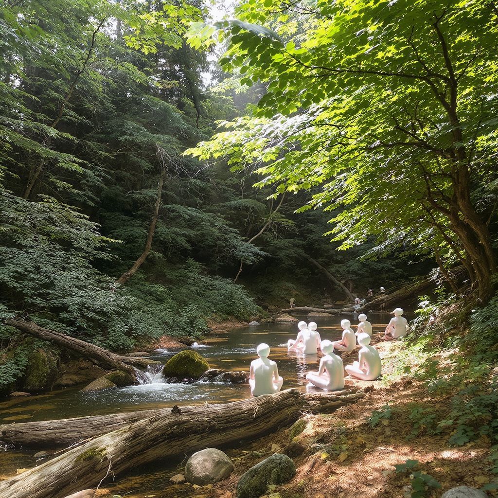 Az erdőfürdő csökkenti a stresszt és növeli a jólétet.