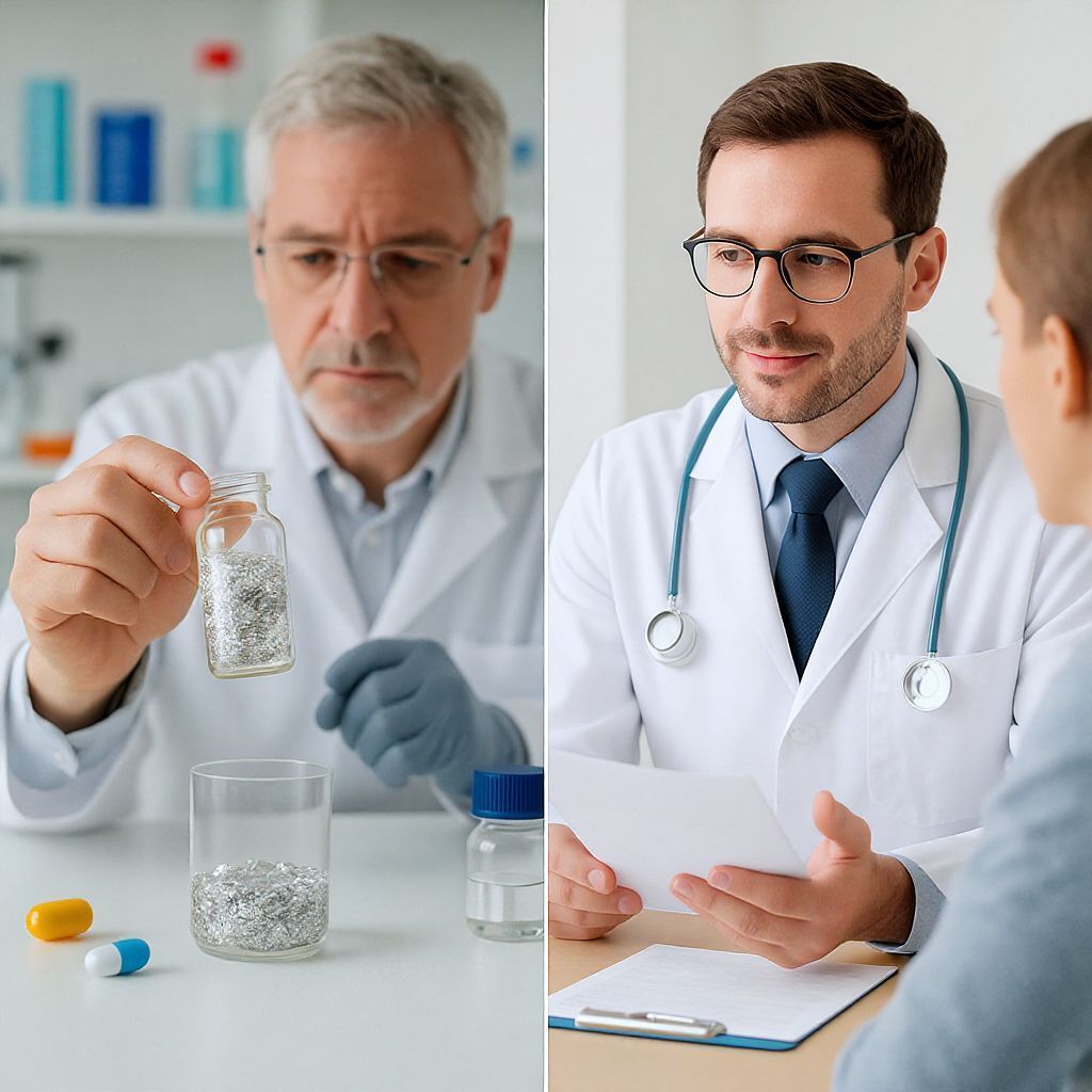 Az ezüstkolloid természetes, míg az antibiotikumok mesterségesek.