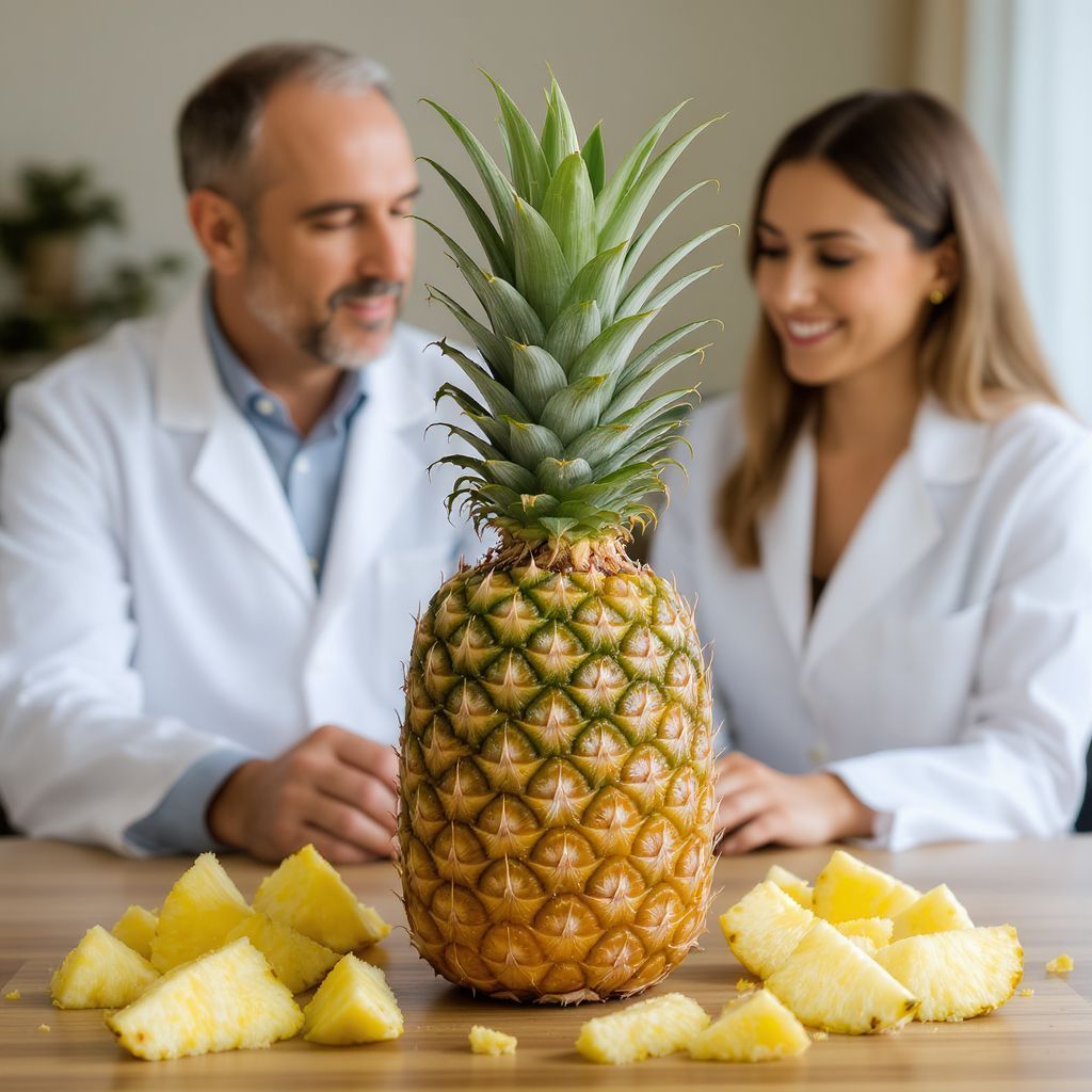 A bromelain segíti az emésztést és gyulladáscsökkentő hatású.