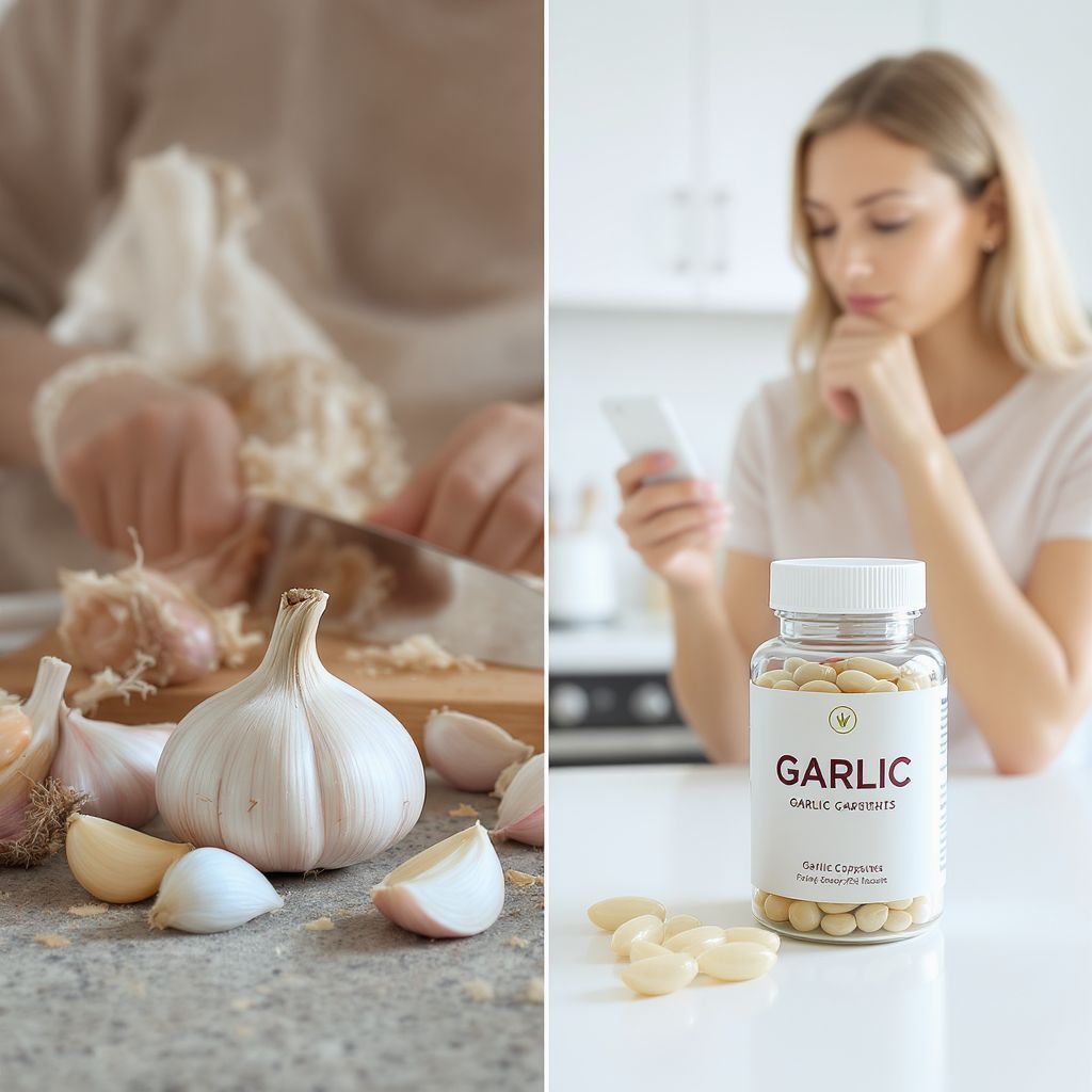 A nyers fokhagyma hatékonyabb, mint a kiegészítők.