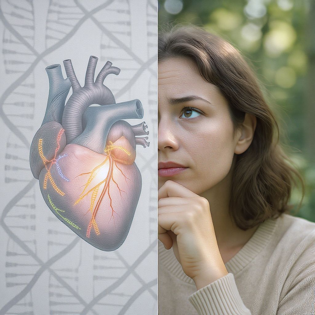 A genetikai hajlam és epigenetika befolyásolja a szívbetegségeket.