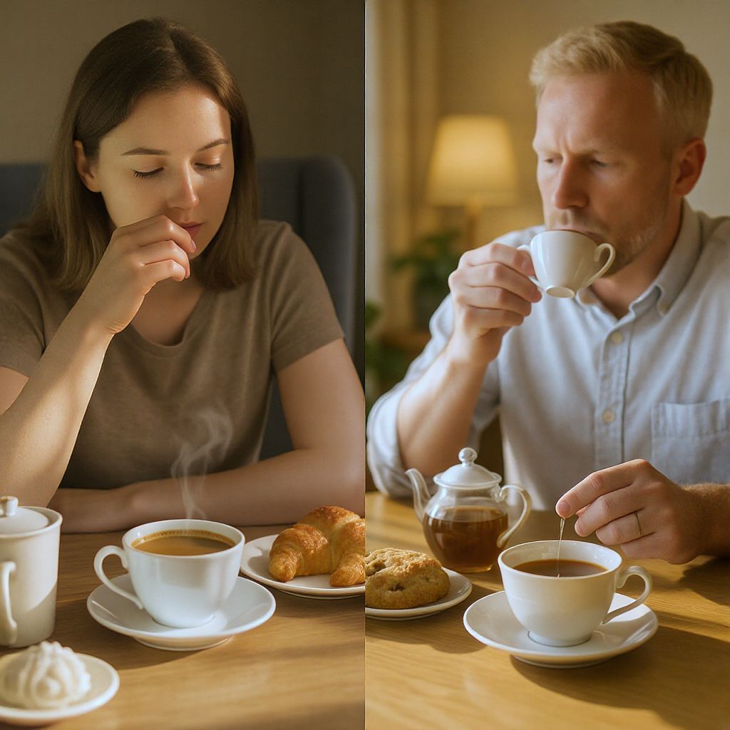 A kávé stimuláló hatása gyorsabb, míg a tea nyugtatóbb.