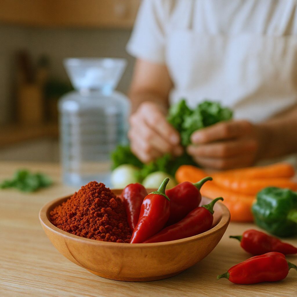 A paprika és chili frissességét a szobahőmérséklet megőrzi.