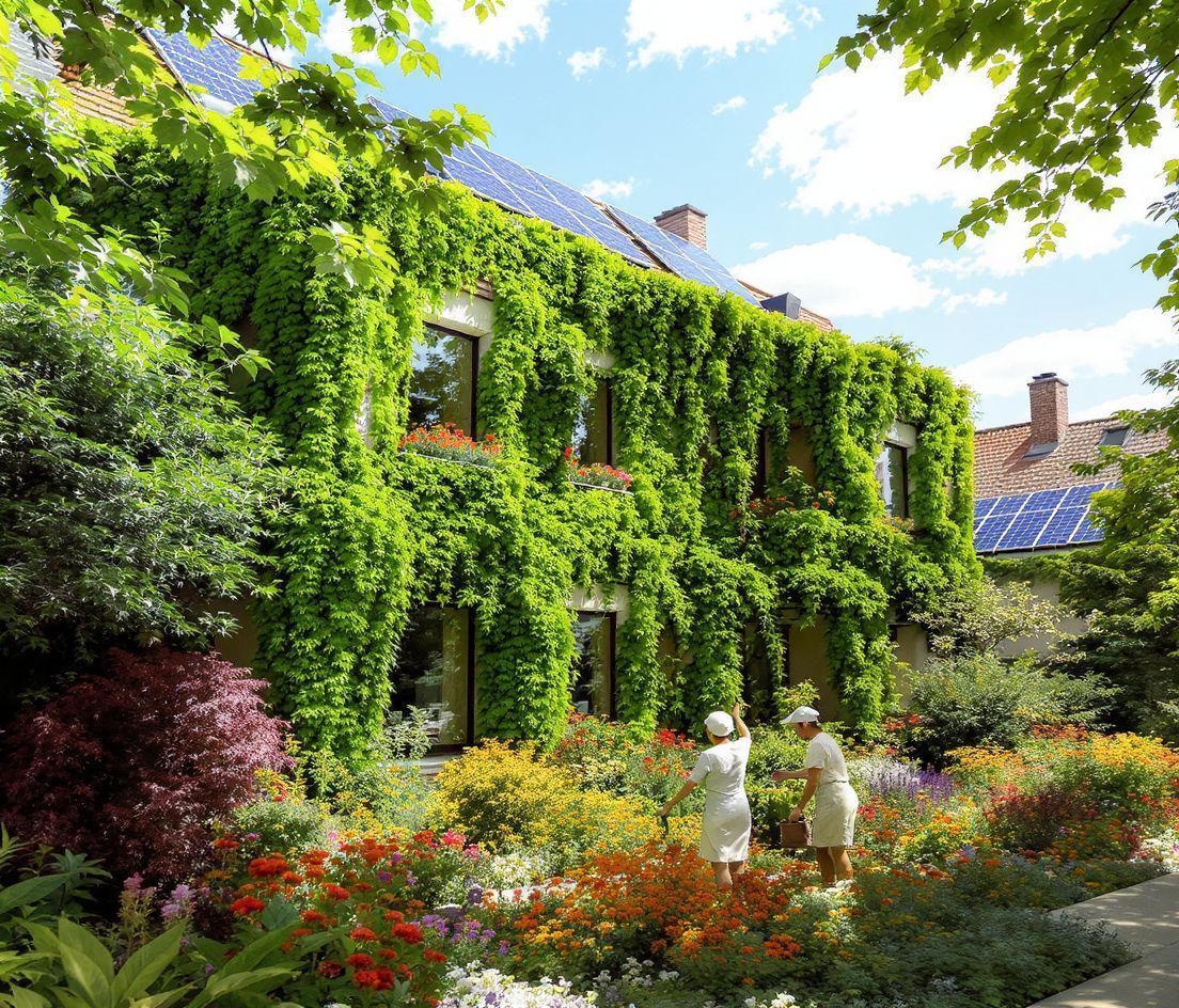 A borostyán zöld megoldást nyújt városi környezetben.