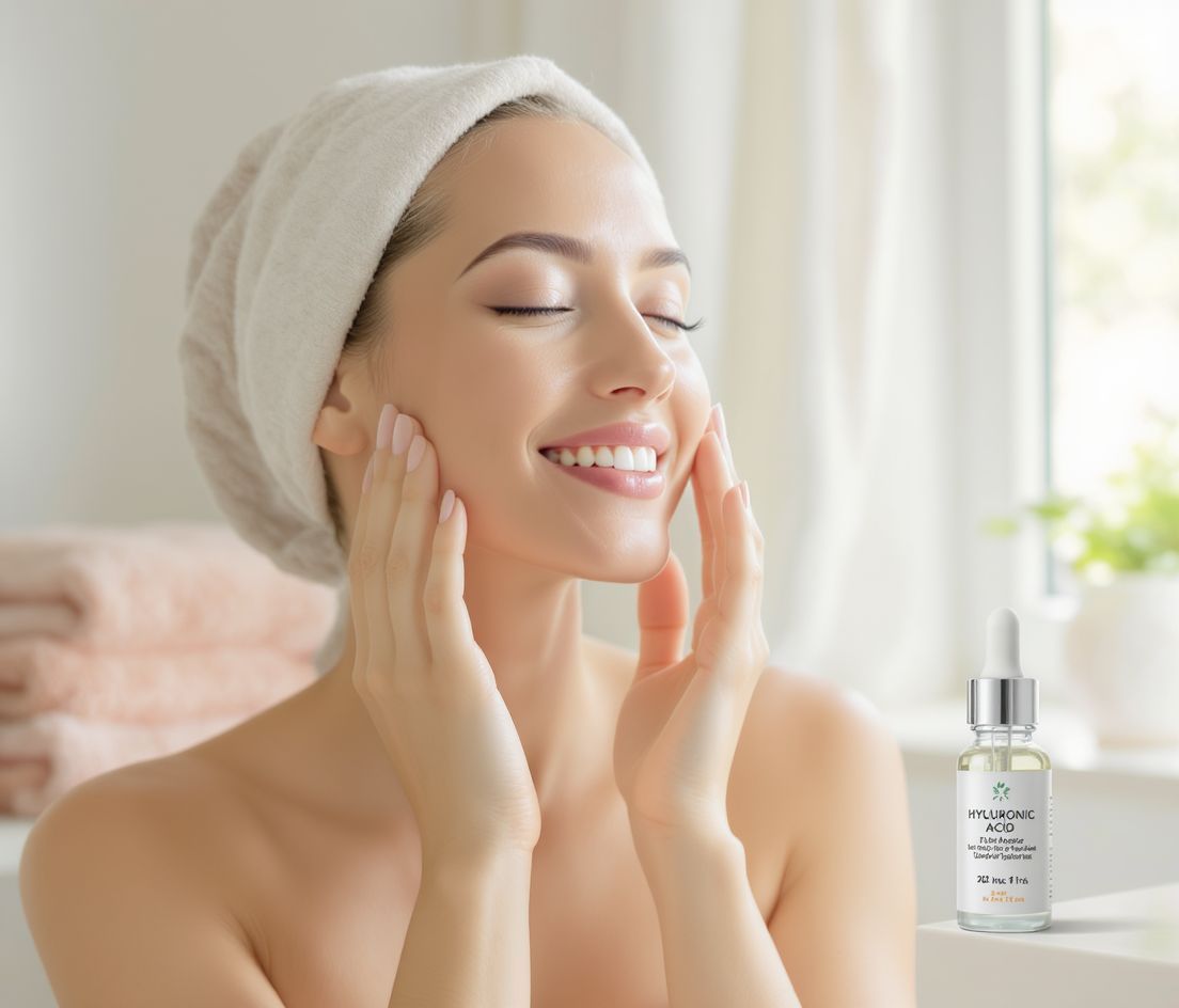 A hialuronsav hidratálja és feszesíti a bőrt kívülről.