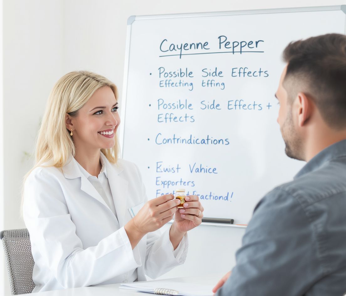 Allergiás reakciók léphetnek fel cayenne-bors használatakor.