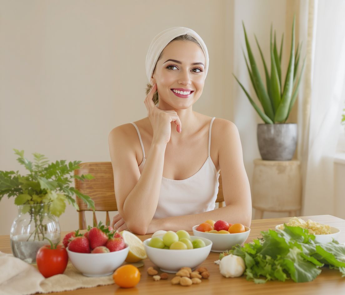 A vitaminok és ásványi anyagok támogatják a bőr egészségét.