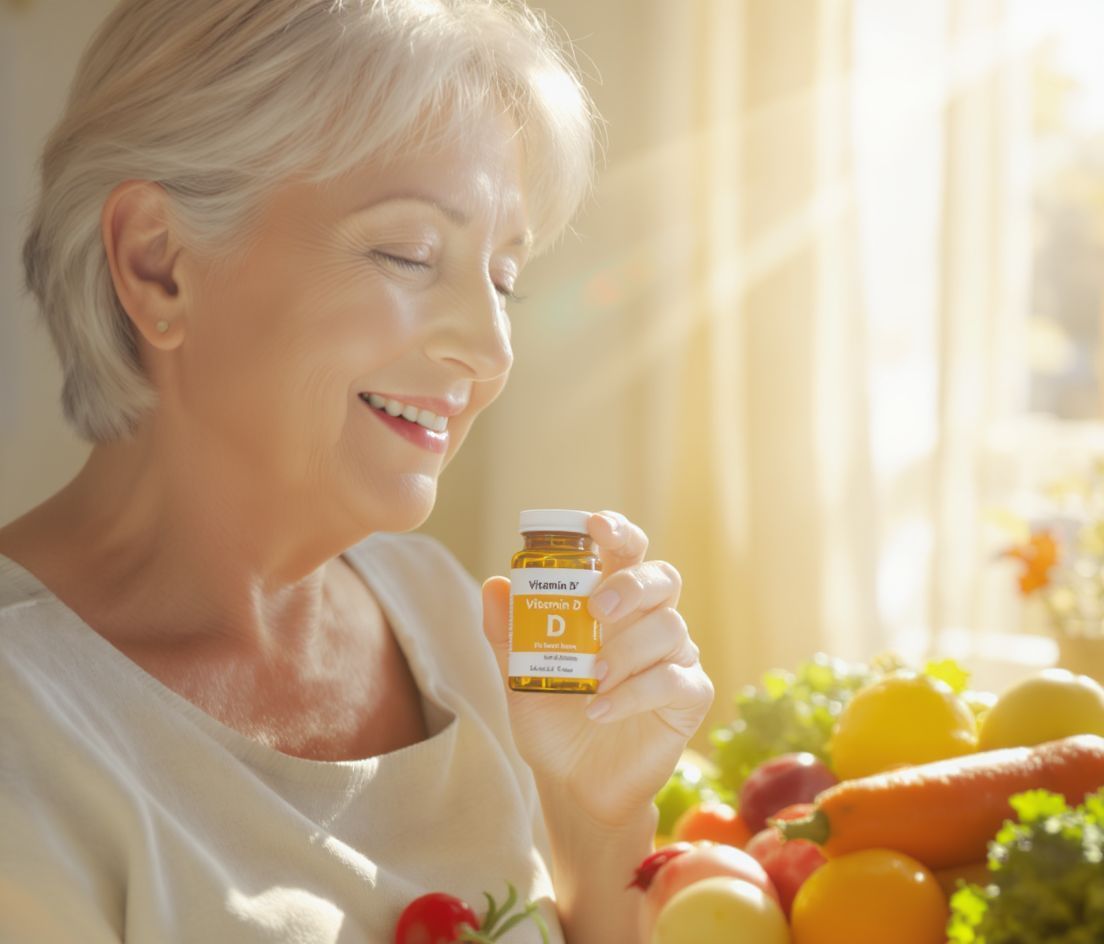 A D-vitamin segíti a kalcium és foszfor felszívódását.
