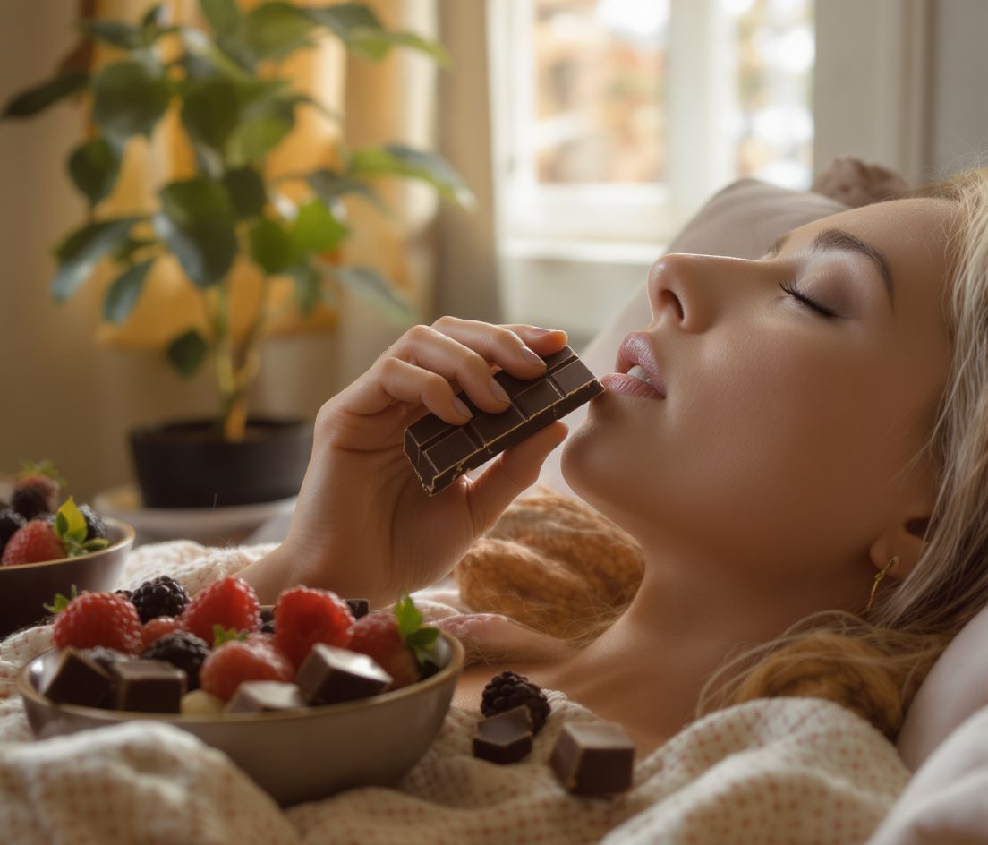 Az étcsokoládé gyulladáscsökkentő hatása antioxidáns tartalmának köszönhető.