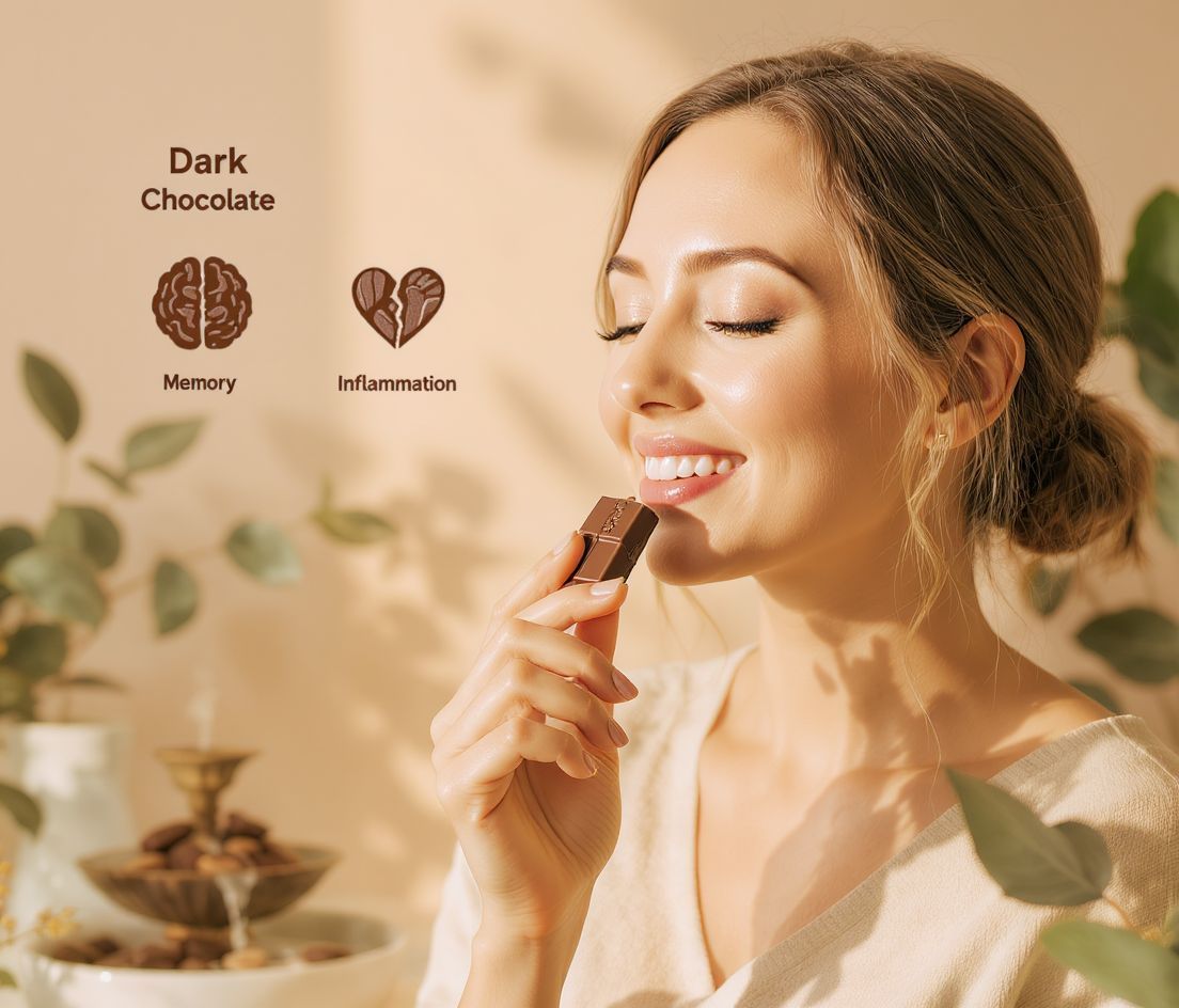 Az étcsokoládé antioxidánsai védik a szivet és az agyat.
