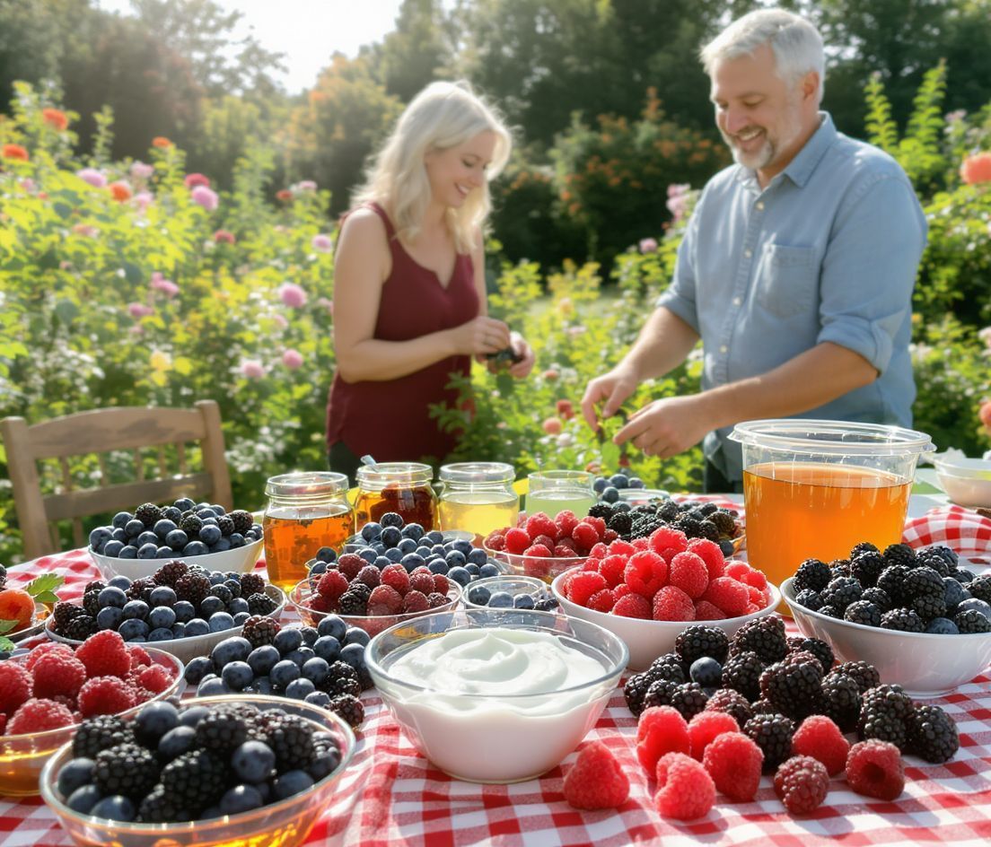 A bogyós gyümölcsök antioxidánsokban gazdagok, erősítik az immunrendszert.