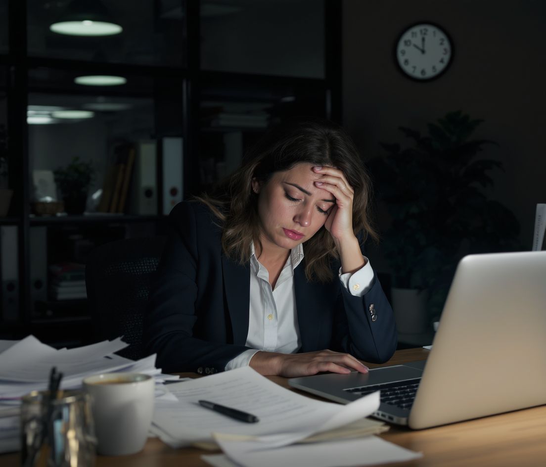 A burnout szindróma hosszú távú mentális kimerültséghez vezet.