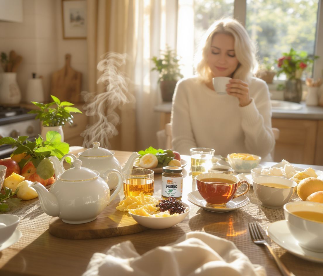 A zöld tea serkenti az anyagcserét reggelente.