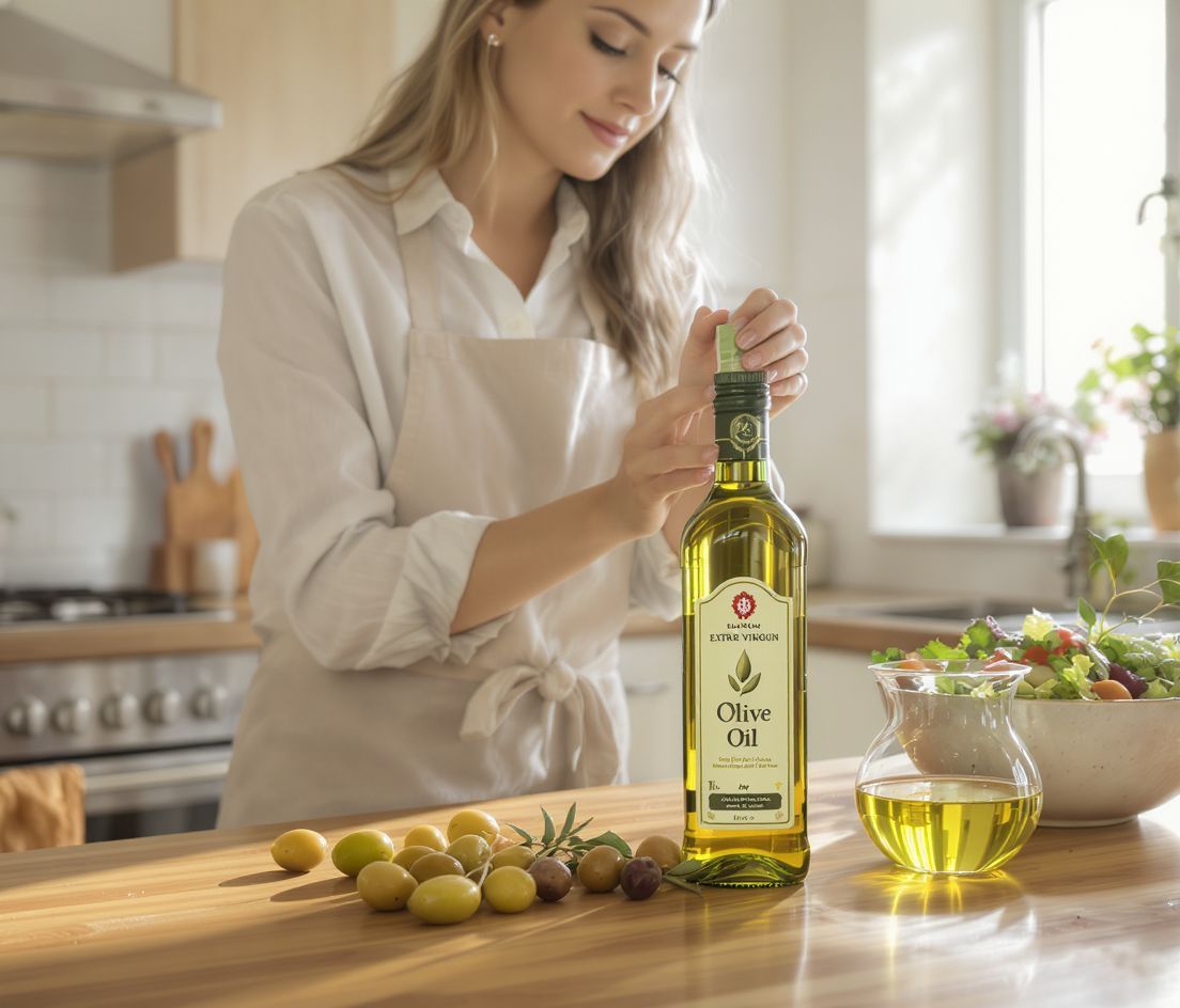 Az extra szűz olívaolaj gazdag antioxidánsokban és ízletes.