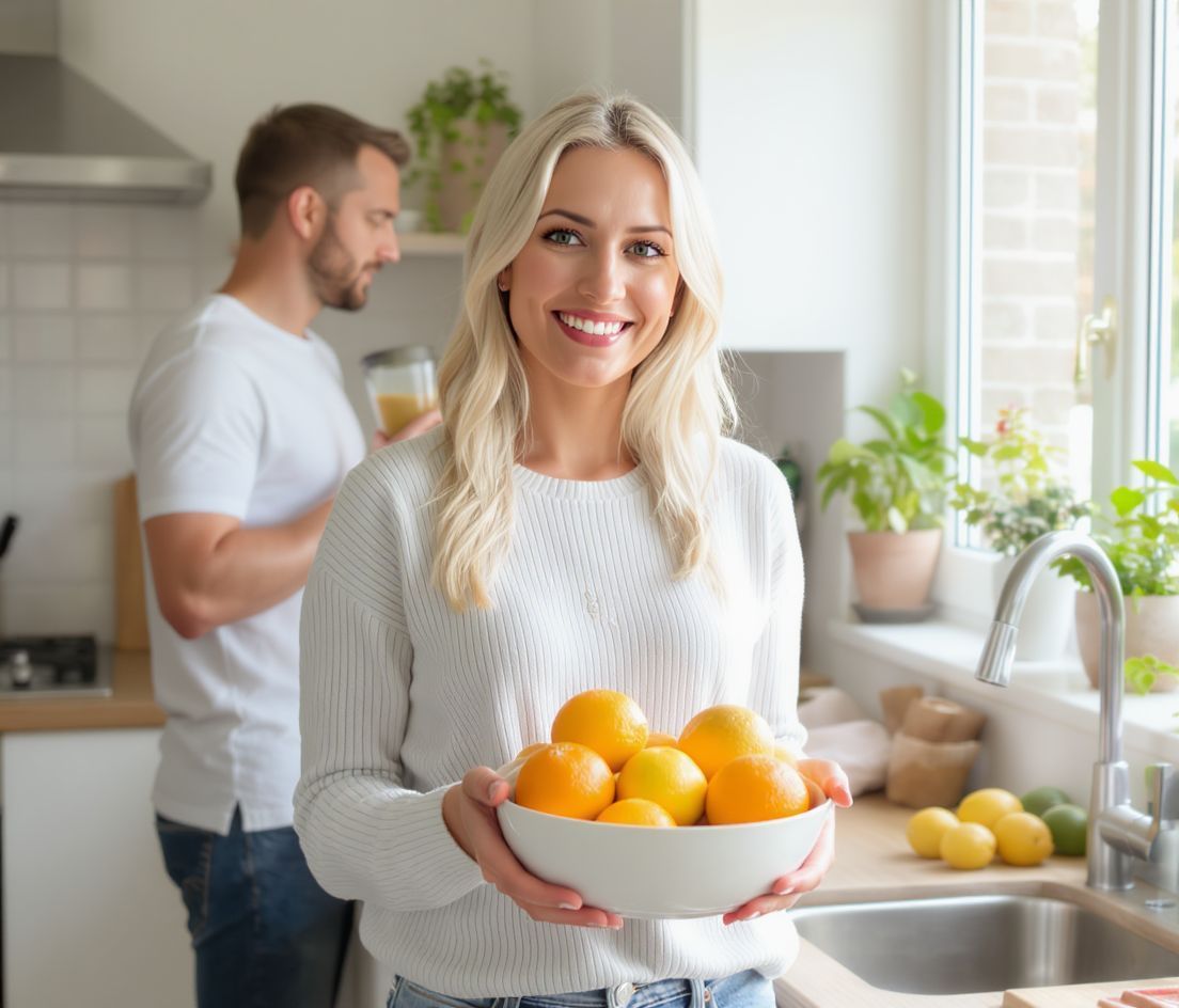 A C-vitamin erősíti az immunrendszert és javítja a bőr állapotát.