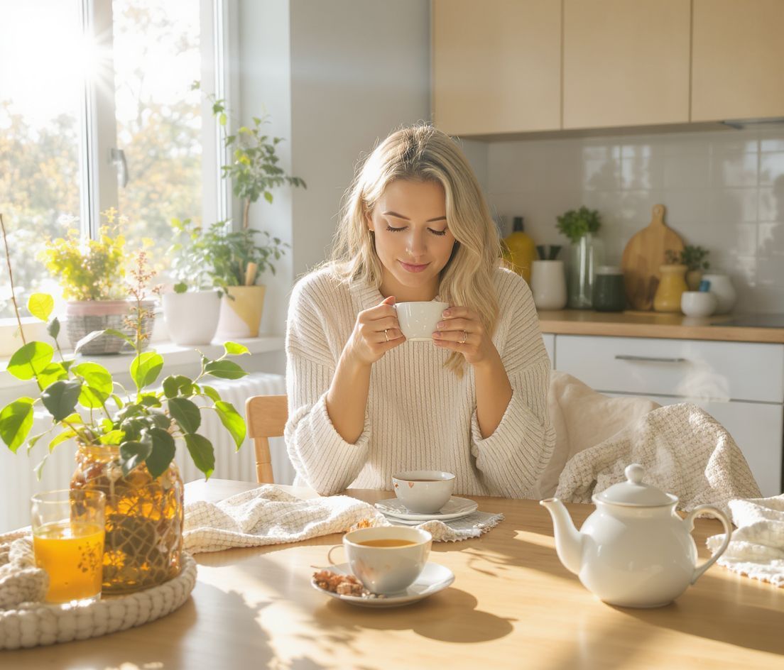 A tea koffeintartalma fokozza az éberséget, mégis nyugtat.