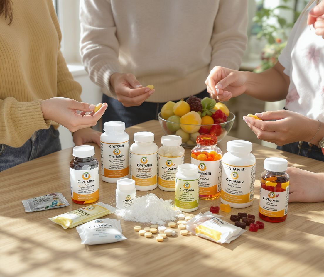 A C-vitamin javítja az immunrendszert és a bőr egészségét.