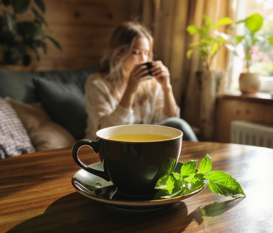 A citromfű tea segít a szorongás csökkentésében.
