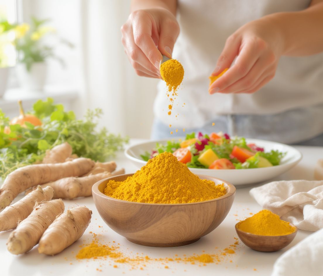 A kurkuma hatékony gyulladáscsökkentő és antioxidáns.