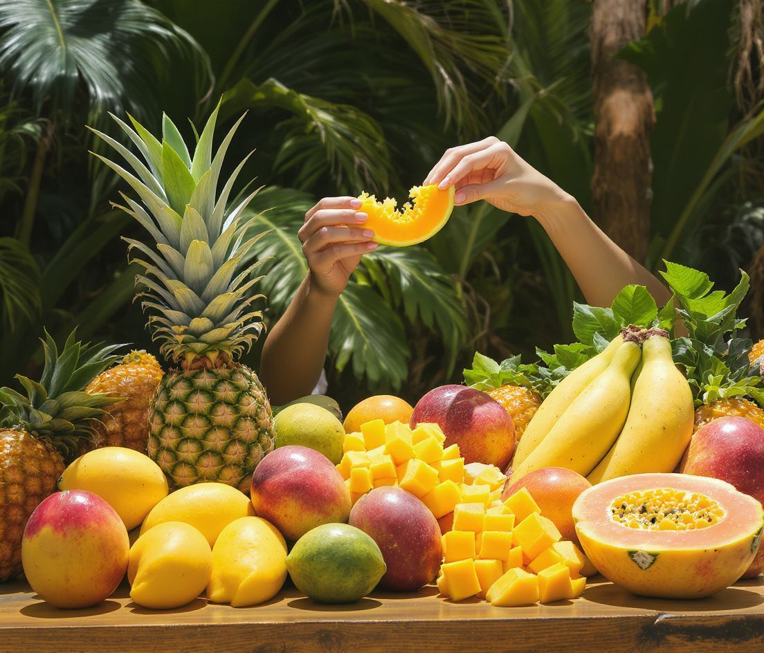 A trópusi gyümölcsök tele vannak antioxidánsokkal és vitaminokkal.