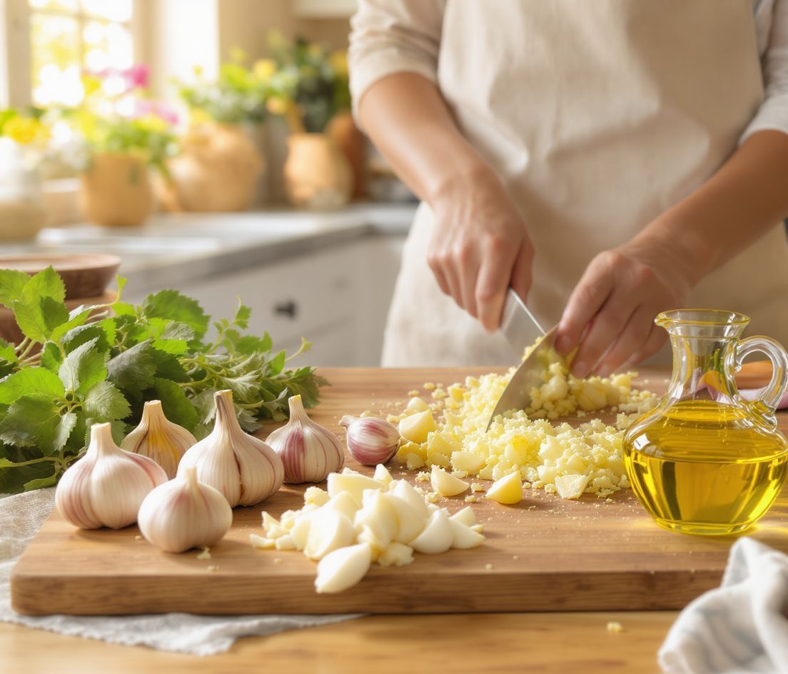 A fokhagyma nyersen is erősebb antioxidáns hatású.