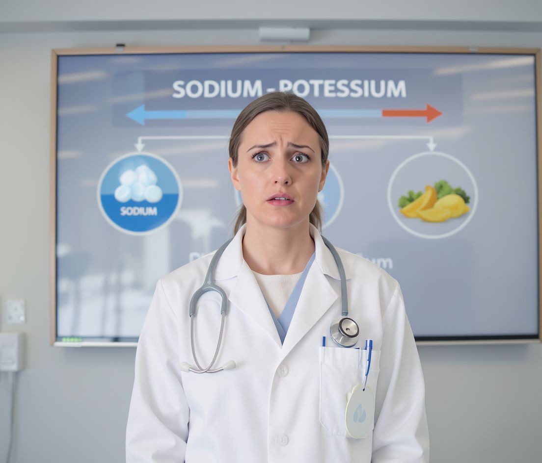 A nátrium-kálium egyensúly hatással van a szív egészségére.