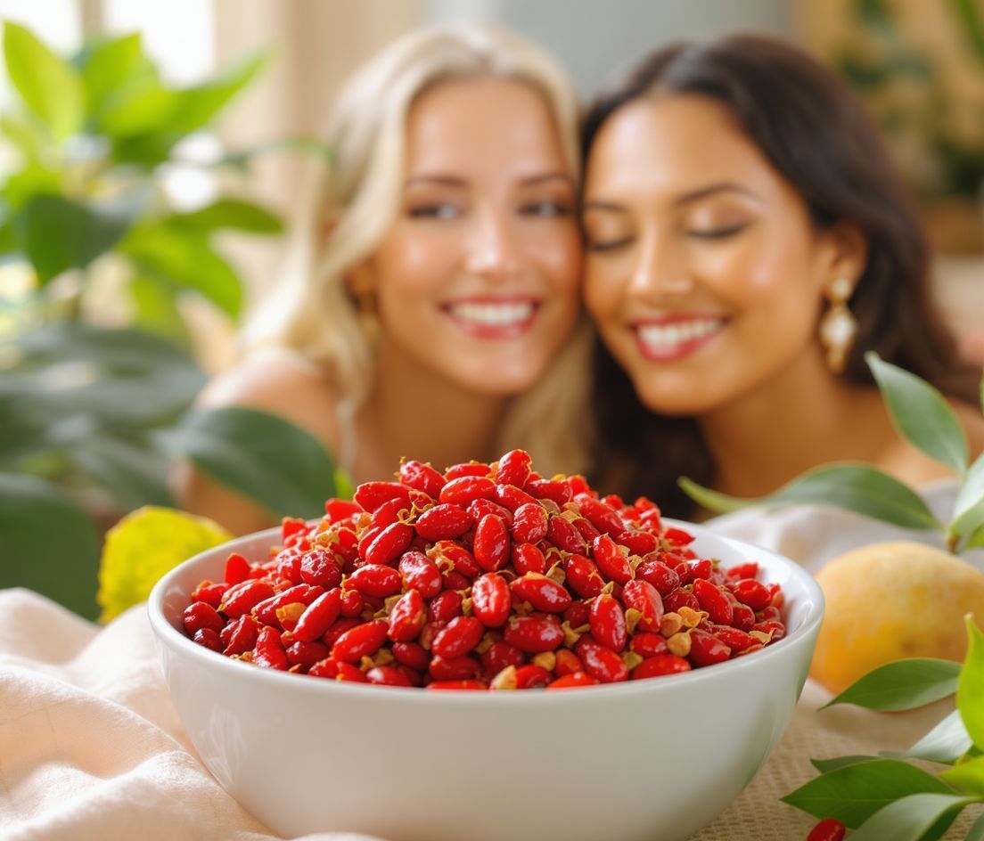 A goji bogyók antioxidánsai segítik a bőr fiatalosságát.