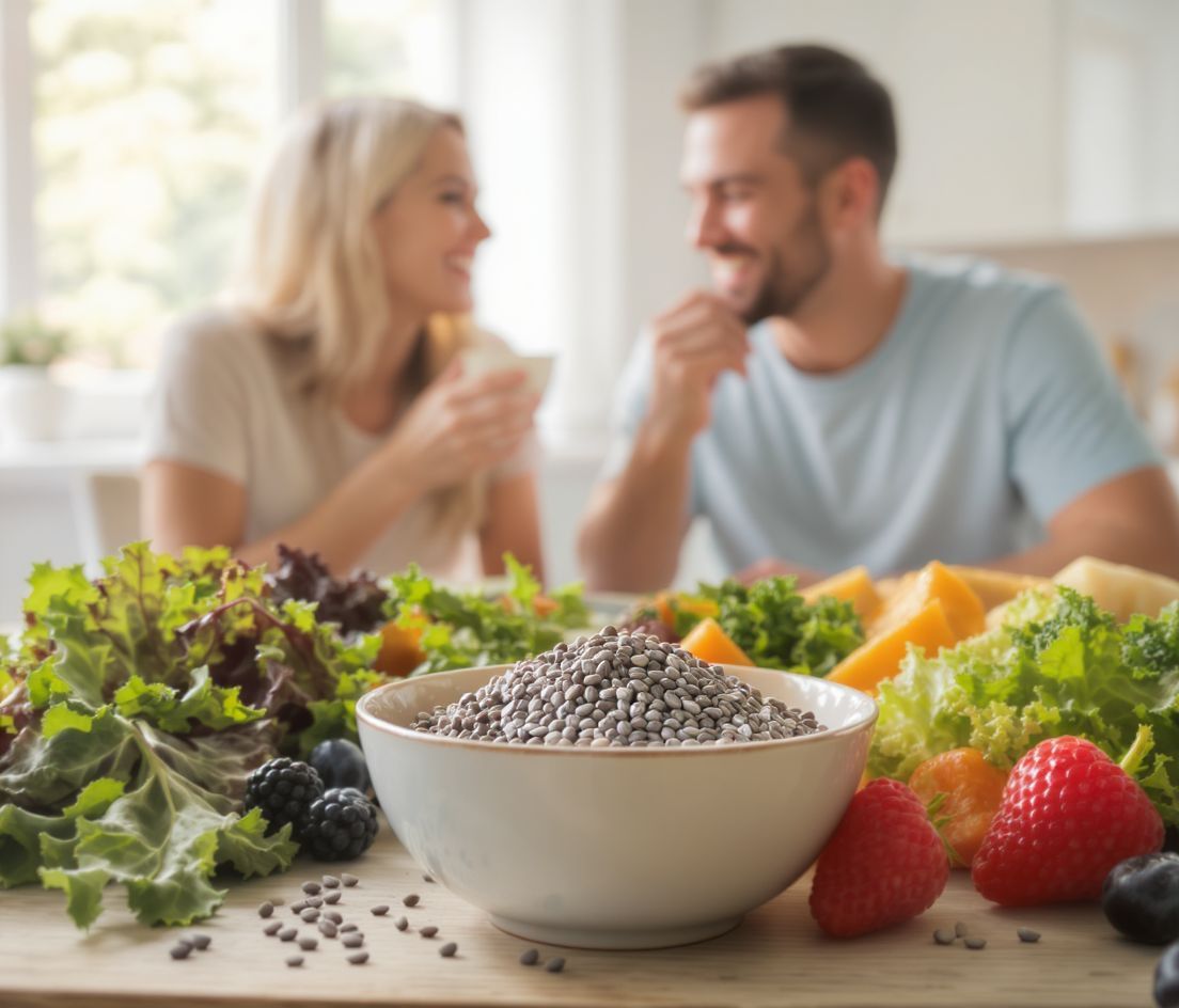 Az omega-3 és antioxidánsok együtt csökkentik a gyulladást.