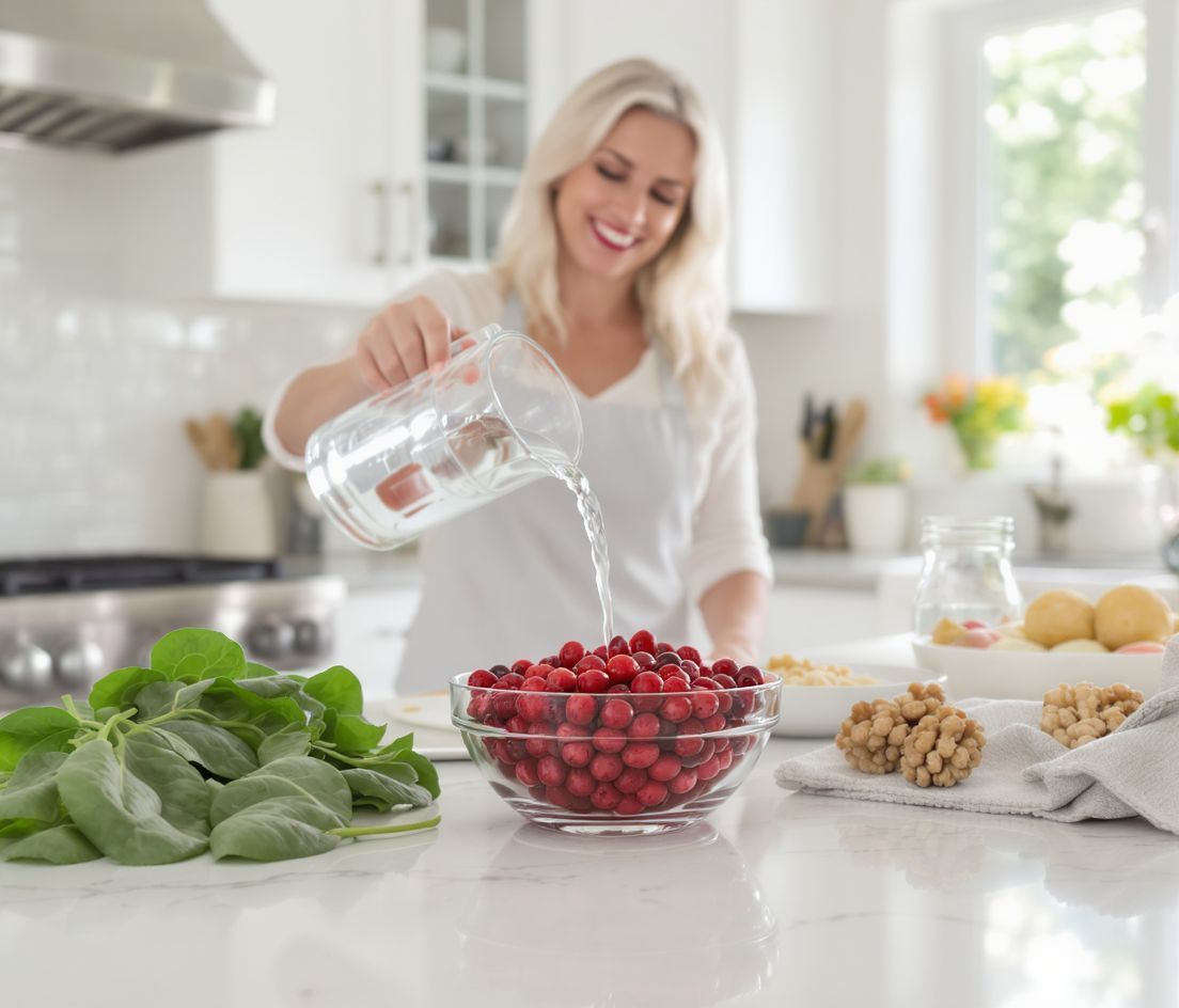A vörös áfonya antioxidánsai segítenek a gyulladások csökkentésében.